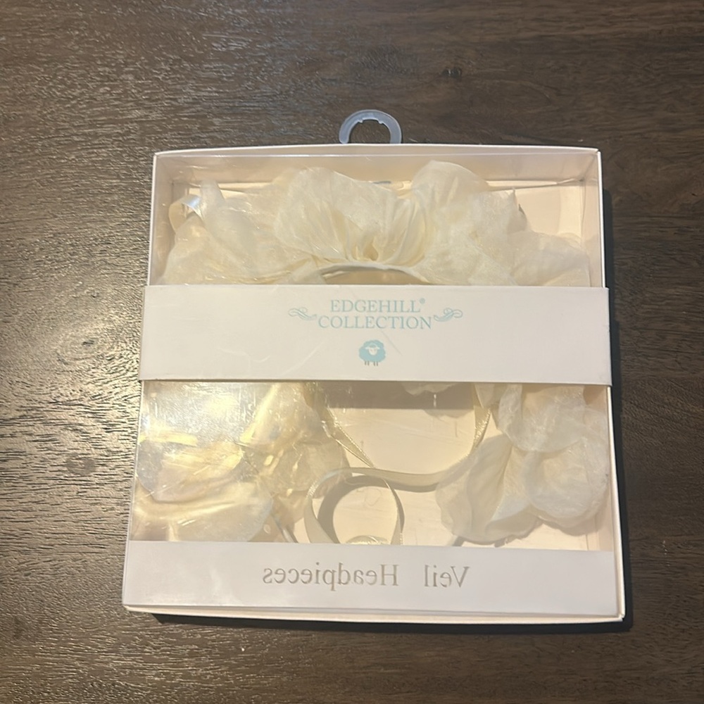 NWT Edgehill Collection headpiece color ivory - Picture 4 of 6